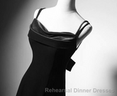 Black Straps Velvet Low Back Long Semi Formal Prom Dress, Black Velvet Evening Dress Semi Formal Prom Dress